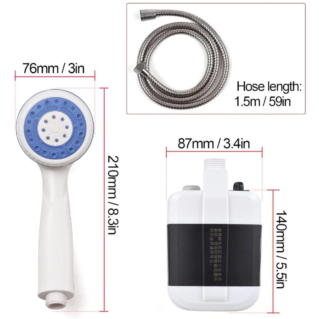 Ducha Regadera Portátil Recargable