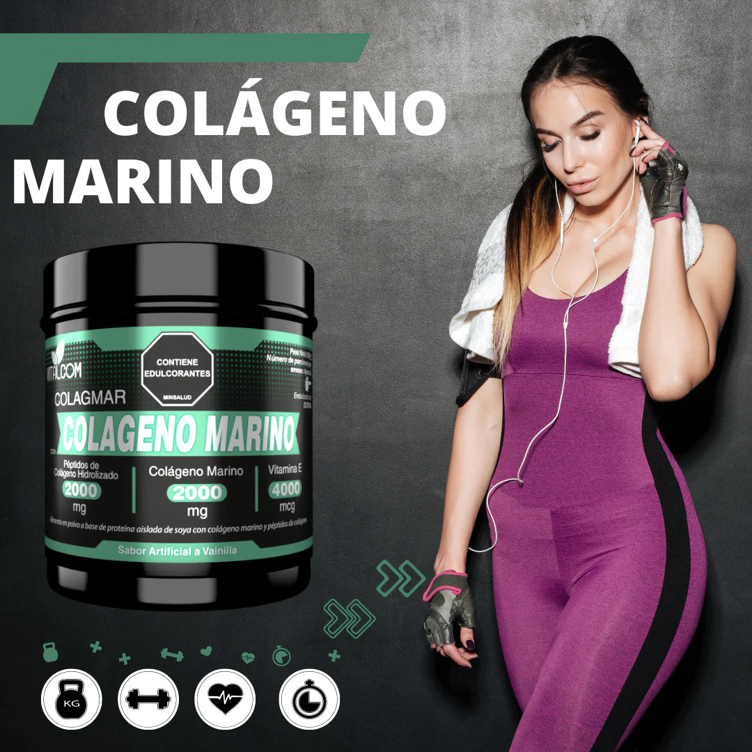 Colágeno marino 500gr - Vitalcom