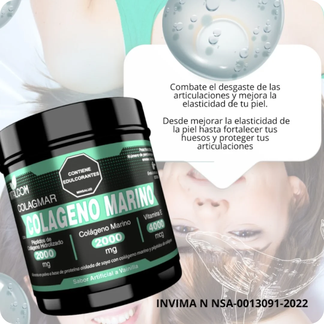 Colágeno marino 500gr - Vitalcom