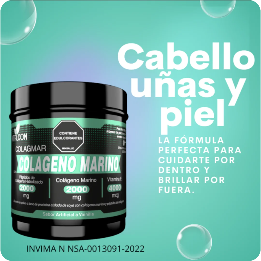 Colágeno marino 500gr - Vitalcom