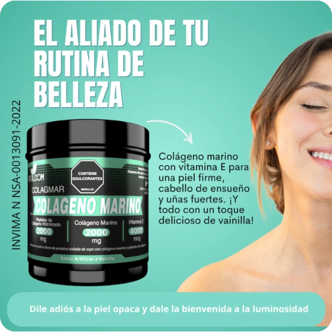 Colágeno marino 500gr - Vitalcom