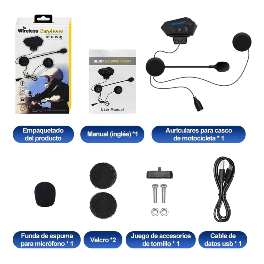 Intercomunicador Bluetooth BT-12