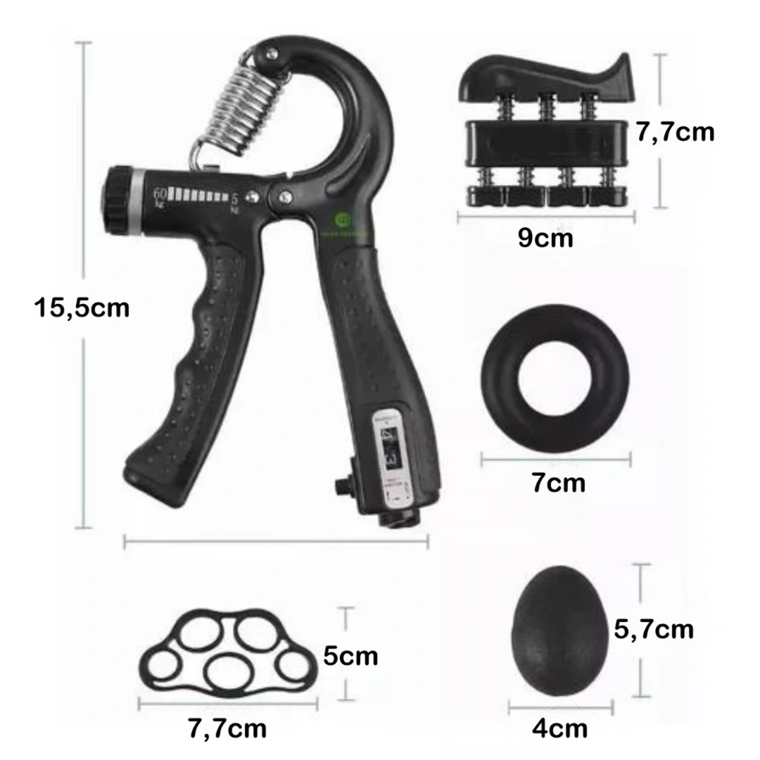 Kit De Ejercicio Para Manos 5 En 1