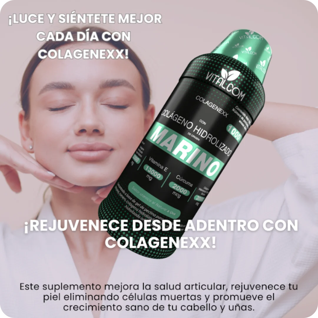 Colágeno Marino 1000ml - Vitalcom