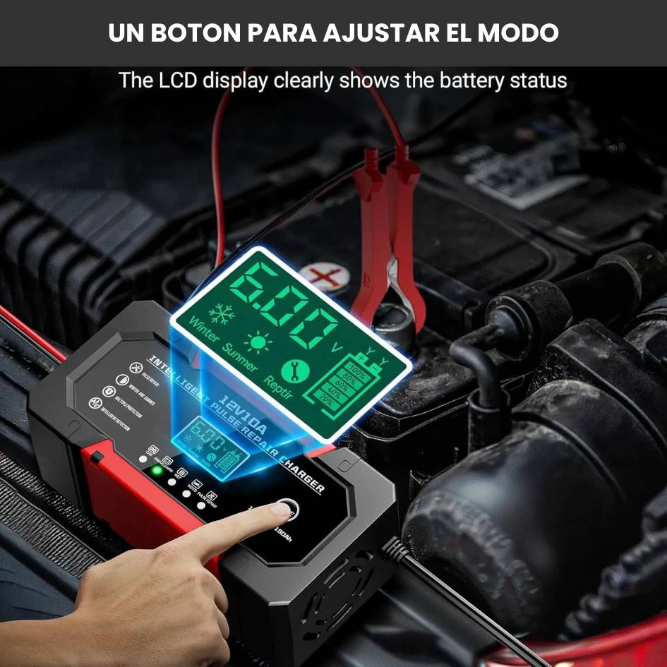 Cargador de Batería Inteligente - Recupera tu batería sin cambiarla