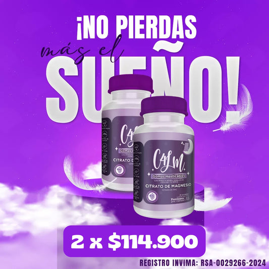 Gomas Para Dormir - C4lm X2