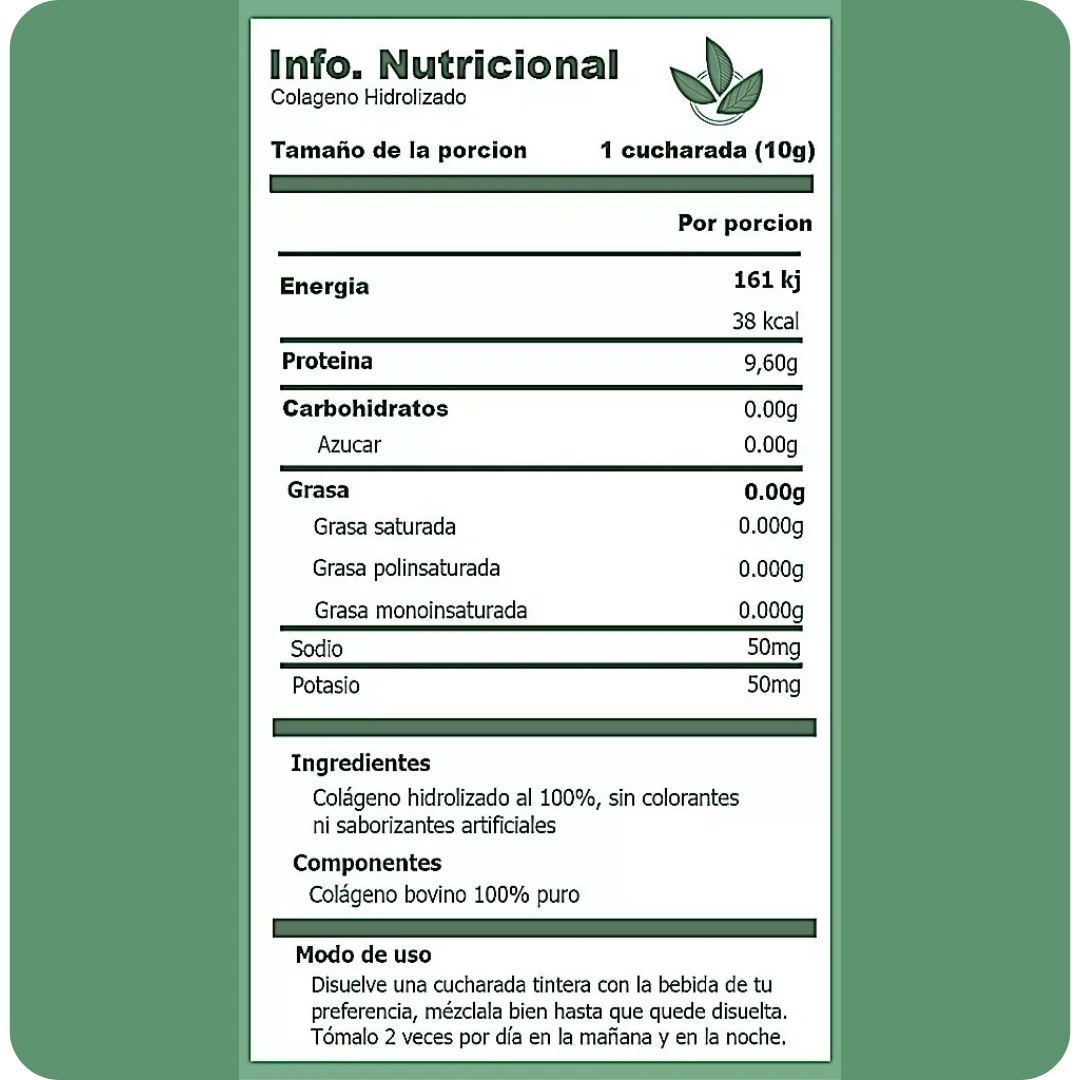 Colágeno 100% Natural