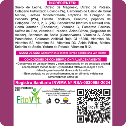 Fitovit - 5 Colágeno Hidrolizado Masticable