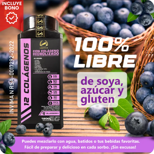 Producto Premium - 12 Colágenos 1200gm