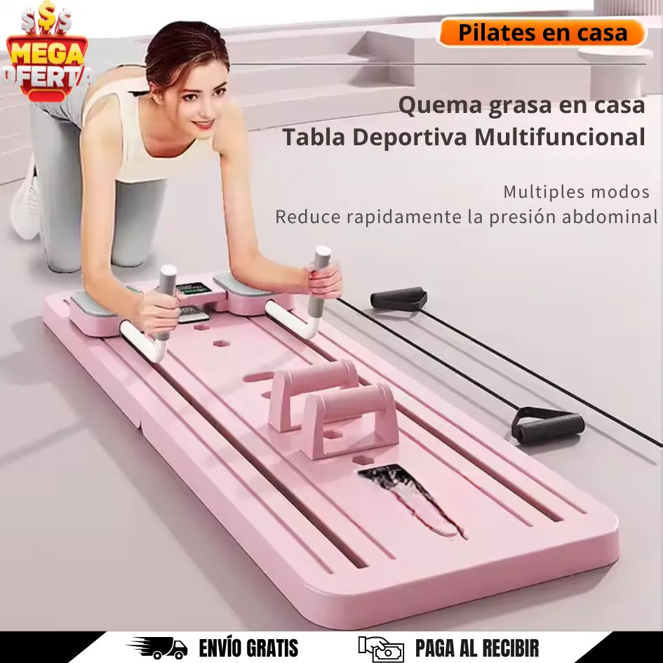 Pilates Board - Moldea, Fortalece y Define Con Tu Propio Peso Sin Salir De Casa