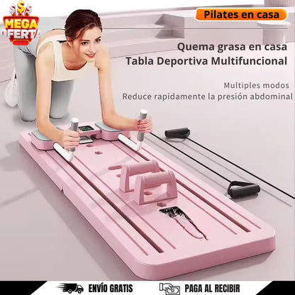 Pilates Board - Moldea, Fortalece y Define Con Tu Propio Peso Sin Salir De Casa
