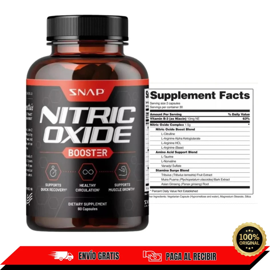 NITRIC OXIDE, Más Fuerza, Más Confianza 💪
