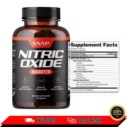 NITRIC OXIDE, Más Fuerza, Más Confianza 💪