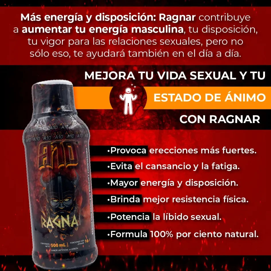 RAGNAR - Potencializador 100% natural con mezcla de borojó y chontaduro