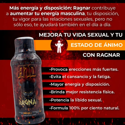 RAGNAR - Potencializador 100% natural con mezcla de borojó y chontaduro