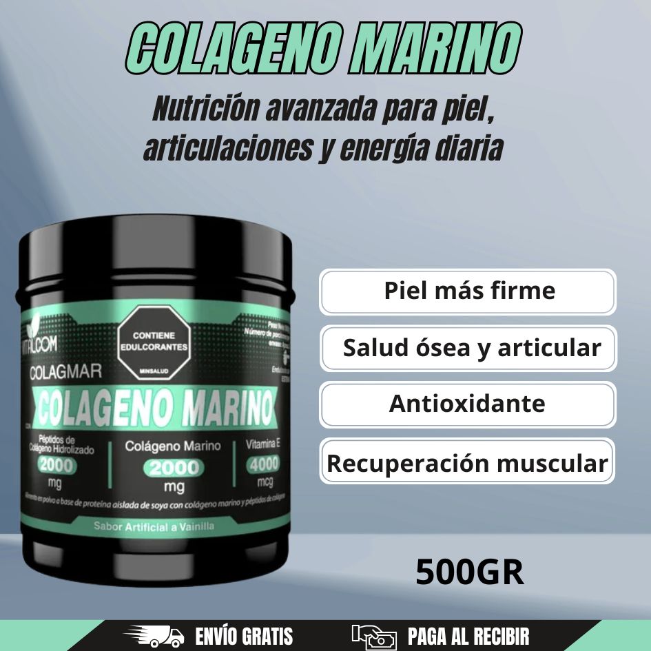 Colágeno marino 500gr - Vitalcom