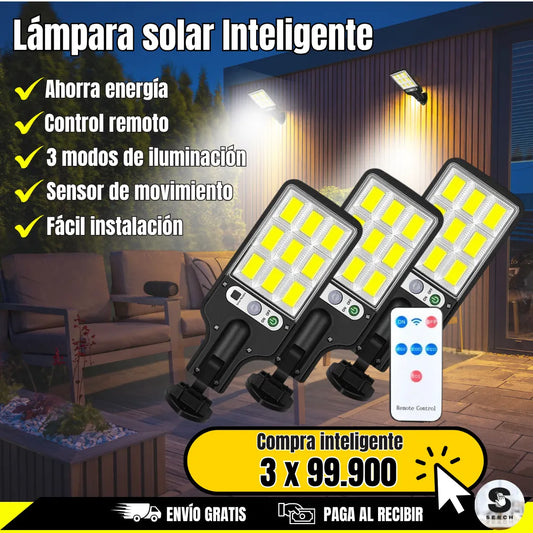 Lámpara LED solar Inteligente