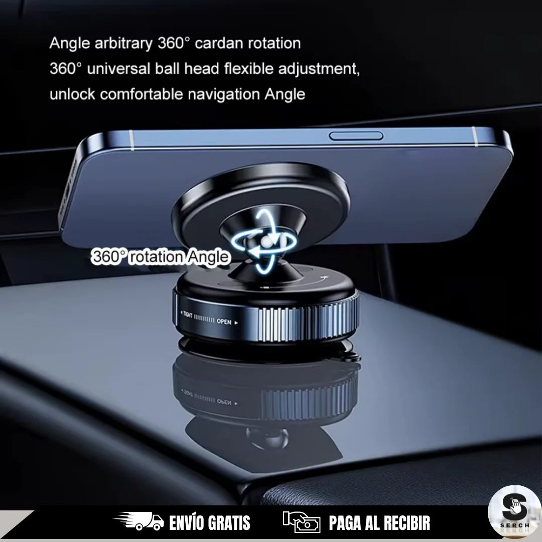 Soporte Magnético 360 Pro - Tu teléfono firme, donde lo necesites