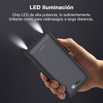 Power Bank 10000mah + Linterna Gratis