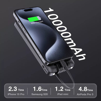 Power Bank 10000mah + Linterna Gratis