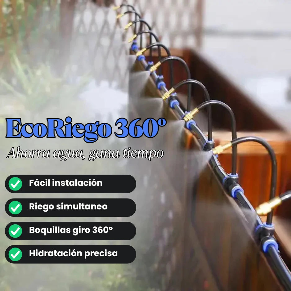 EcoRiego - Sistema de riego 360°
