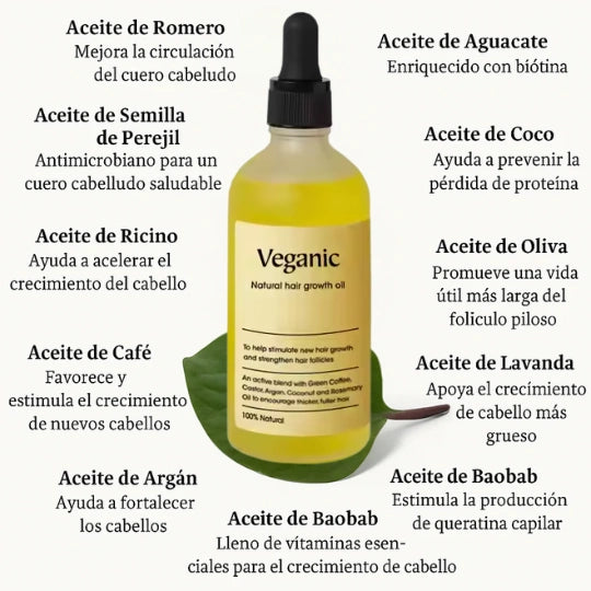 Aceite Natural Veganic - Pagas 1, Llevas 2