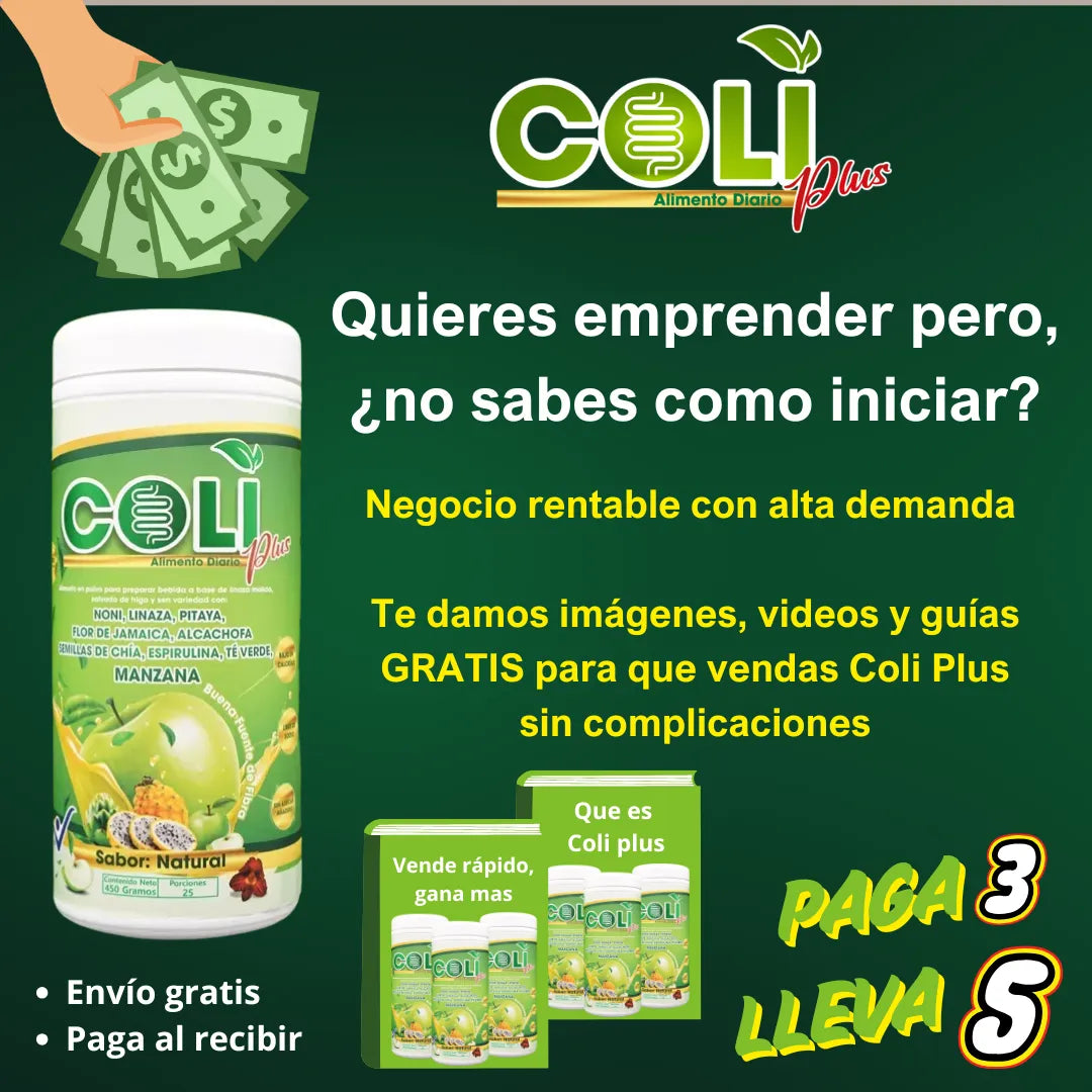 Coli Plus Emprendedor - Pagas 3, llevas 5