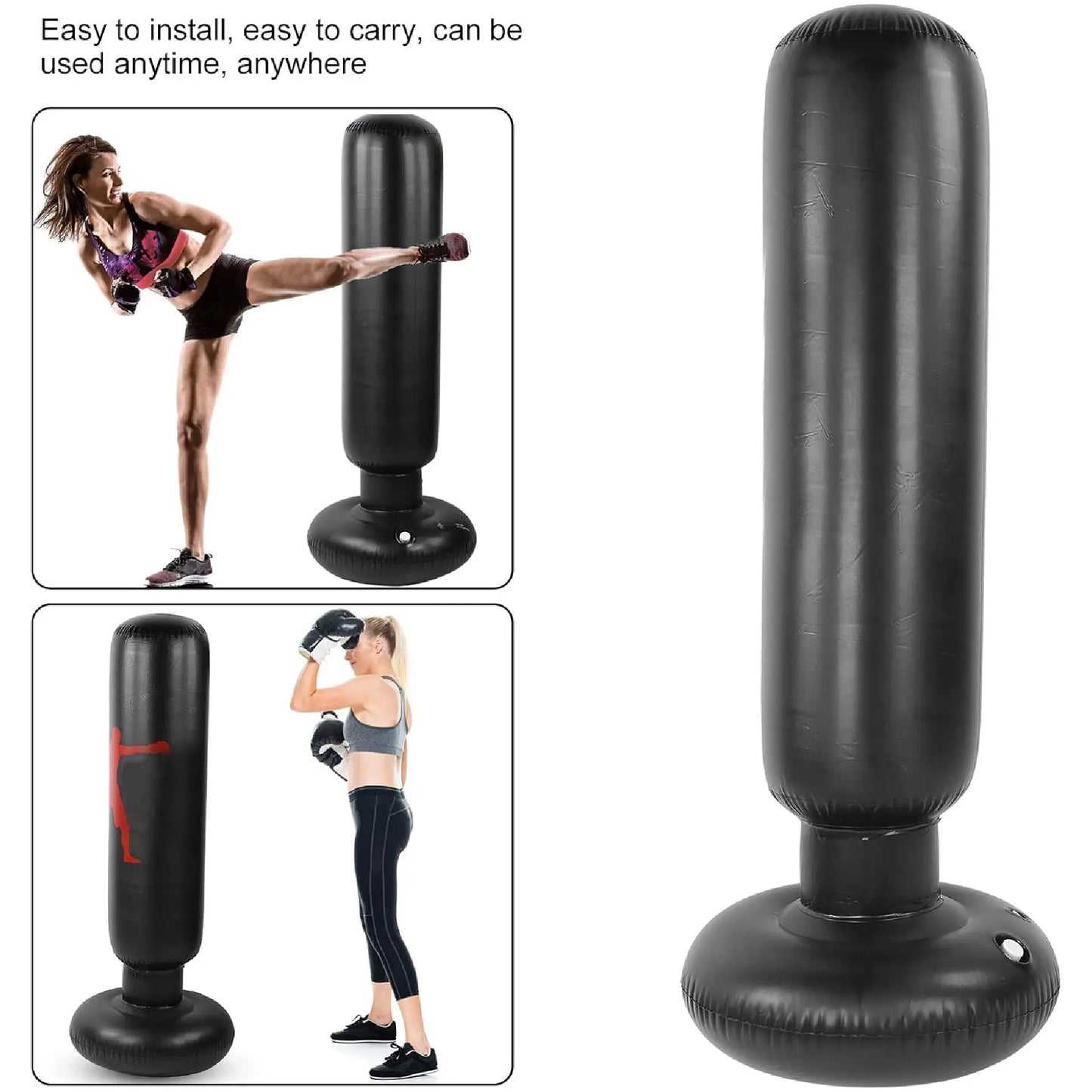 AirBox Kit - Saco inflable de Boxeo + Guantes