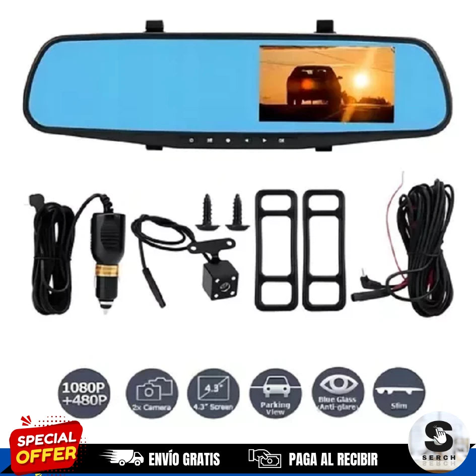 Retrovisor Doble Cámara - Total Vision