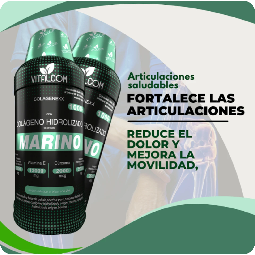 Colágeno Marino 1000ml - Vitalcom