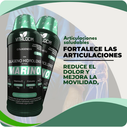 Colágeno Marino 1000ml - Vitalcom