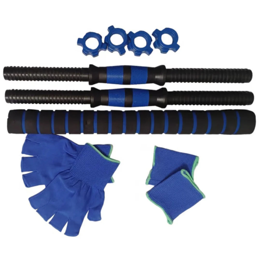 Kit Mancuerna 20kg + Barra Extensora