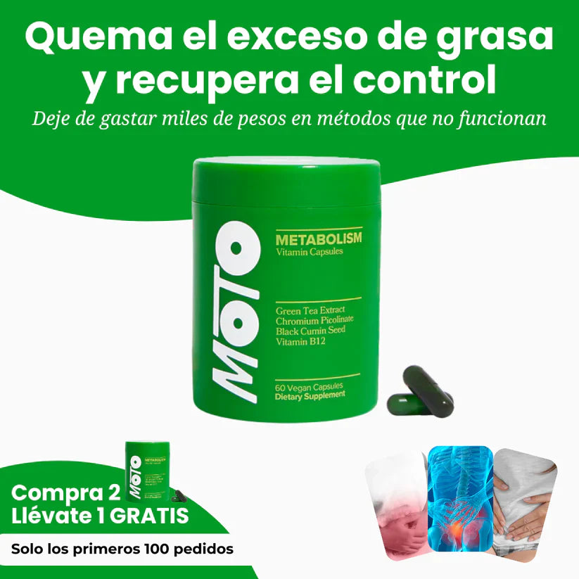 Capsulas Moto - Renueva el Metabolismo